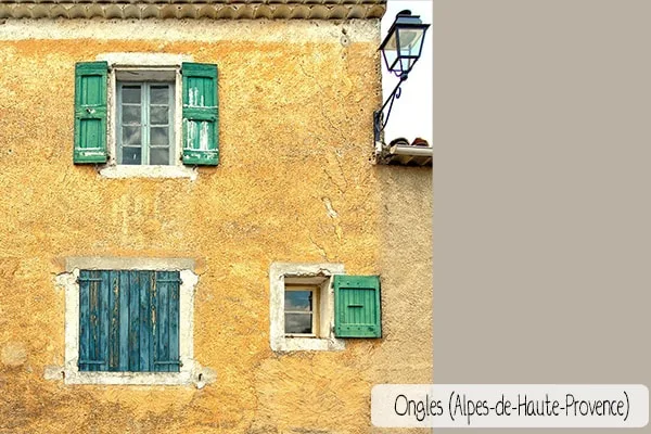 de belles couleurs de façade